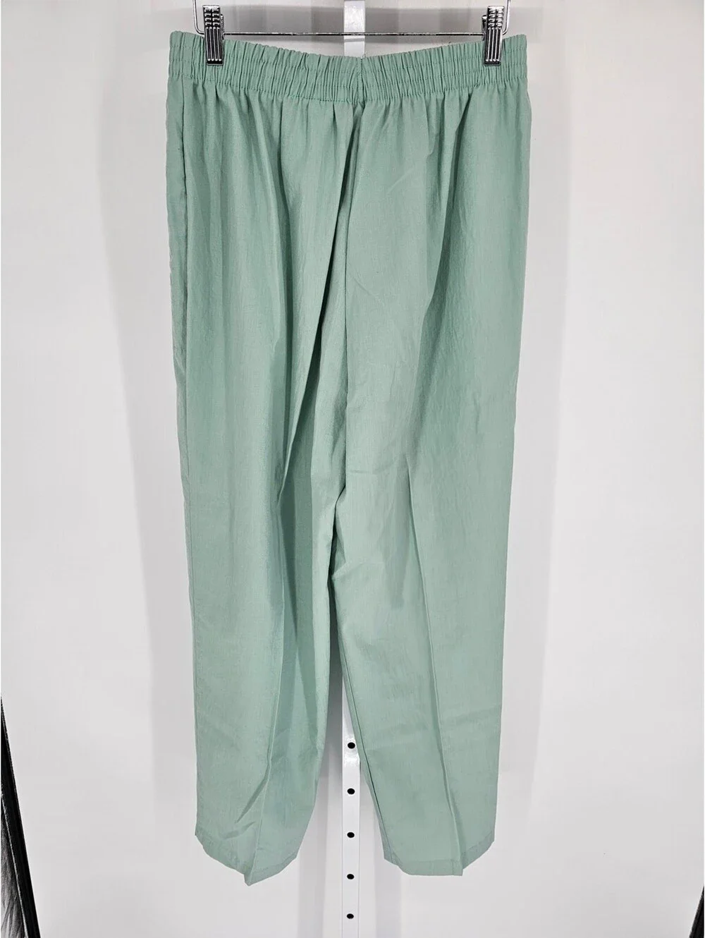 Vintage 1990s Cricket Lane Womens Sz 14 Pull On Dress Pants Sage Green